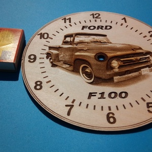 FORD F100 falióra. Amerikai autó bolondoknak, veterán autósoknak. - otthon & életmód - dekoráció - fali és függő dekoráció - falióra & óra - Meska.hu