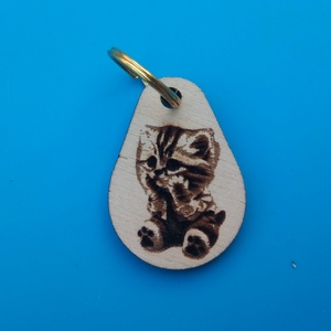 Cicás kulcstartó., Táska & Tok, Kulcstartó & Táskadísz, Kulcstartó, Ékszerkészítés, MESKA