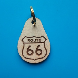 ROUTE 66 kulcstartó., Táska & Tok, Kulcstartó & Táskadísz, Kulcstartó, Ékszerkészítés, MESKA