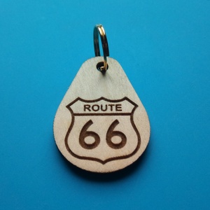 ROUTE 66 kulcstartó. - táska & tok - kulcstartó & táskadísz - kulcstartó - Meska.hu