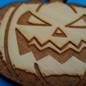 Hűtőmágnes haloween tök , töklámpás mintával.  - otthon & életmód - konyhafelszerelés, tálalás - konyhai dekoráció - hűtőmágnes - Meska.hu