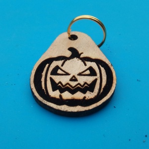 Töklámpás kulcstartó. Haloween tök mintás.  - táska & tok - kulcstartó & táskadísz - kulcstartó - Meska.hu