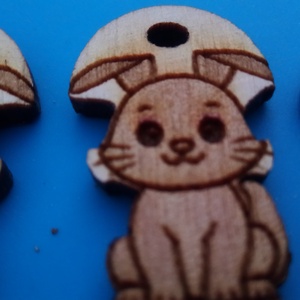 Nyuszis cipőfűződísz. (nyúl, nyuszi,  nyulas mintával.) - ékszer - lábdísz és testékszer - lábgyűrű és lábdísz - Meska.hu