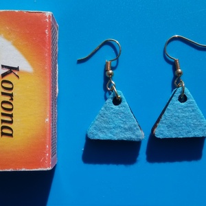 Vil.kék filc bevonatú buli fülbevaló. Karácsonyra, szilveszterre, mikulásra, vidám házibuliba, koncertre vagy ajándékba. - esküvő - ékszer - fülbevaló - Meska.hu