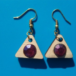 Színjátszó strasszos buli fülbevaló. Karácsonyra, szilveszterre, mikulásra, vidám házibuliba, koncertre vagy ajándékba., Esküvő, Ékszer, Fülbevaló, Ékszerkészítés, Gravírozás, pirográfia, MESKA