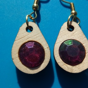 Színjátszó strasszos csepp fülbevaló. Karácsonyra, szilveszterre, mikulásra, vidám házibuliba, koncertre vagy ajándékba. - esküvő - ékszer - fülbevaló - Meska.hu