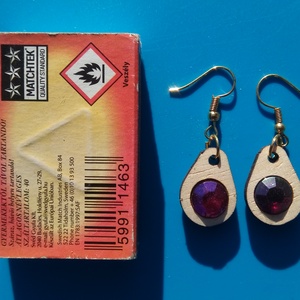 Színjátszó strasszos csepp fülbevaló. Karácsonyra, szilveszterre, mikulásra, vidám házibuliba, koncertre vagy ajándékba. - esküvő - ékszer - fülbevaló - Meska.hu