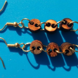 Fülbevaló lánc. Lógó füldíszek készítéséhez egyedi alapanyag, alkatrész. Kreatív kivitelezőknek/gyártóknak/hobbystáknak. - kellékek & szerszámok - hobby fa alapanyag - egyéb fatermék - Meska.hu