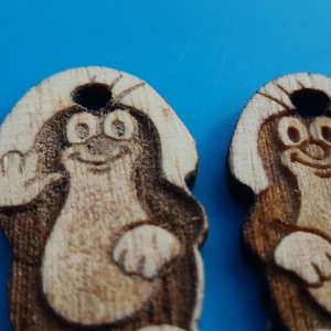 Vakondos cipőfűződísz. Vakondokos, vakondok, vakond mintás dísz. - táska & tok - kulcstartó & táskadísz - kulcstartó - Meska.hu