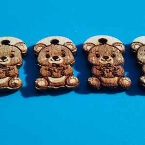 Macis cipőfűződísz. Medvés, maci, medve mintás dísz. Karlánc, bokalánc alapanyag. - ékszer - lábdísz és testékszer - lábgyűrű és lábdísz - Meska.hu