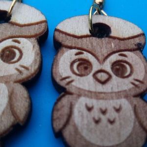 Bagoly fülbevaló. Baglyos füldísz, bagollyal. Kiváló ajándék lánynak, vidám hölgynek, nőnek szilveszterre vagy bármikor. - esküvő - ékszer - fülbevaló - Meska.hu