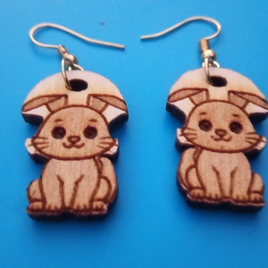 Nyúl nyuszi fülbevaló Nyulas füldísz nyúllal. Kiváló ajándék lánynak, vidám hölgynek, nőnek szilveszterre vagy bármikor. - esküvő - ékszer - fülbevaló - Meska.hu