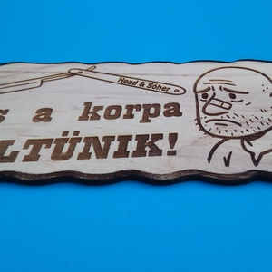 Humoros(nak szánt) garázstábla.  - otthon & életmód - dekoráció - kép & falikép - táblakép - Meska.hu