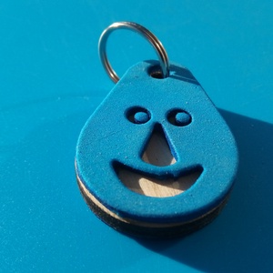 Kék, Nevető kulcstartó Vidám gyerekeknek vicces felnőtteknek, humoros öregeknek vagy szomorúaknak ajándékba.  - táska & tok - kulcstartó & táskadísz - kulcstartó - Meska.hu