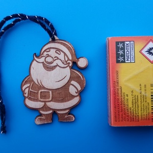 Mikulás karácsonyfadísz. Vagy visszapillantó, táska, hátizsák, csillár, szerkrényajtó függő dísz. Ajándékba is tökéletes - karácsony - karácsonyi lakásdekoráció - karácsonyfadíszek - Meska.hu