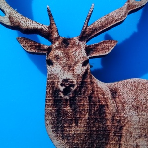 Szarvas vitrindísz. Vagy asztali dísz. Karácsonyra, mikulásra, szilveszterre. Vadásznak, állatbarátnak, erdőjárónak. - esküvő - dekoráció - asztaldísz - Meska.hu