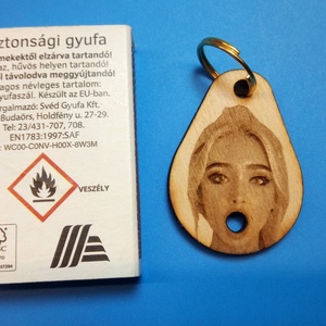 Pajzán kulcstartó. Tátika 2. Szép női arc, egy kis csavarral. Férfiaknak kiváló ajándék. Persze, célzás nélkül. ;-) - táska & tok - kulcstartó & táskadísz - kulcstartó - Meska.hu