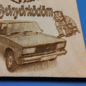 LADA 2104 es mintával, NE ZAVARJ! Netábla. Vicces, humoros ajándék, ladásnak, veteránosnak, zsiguli rajongónak, autósnak - esküvő - dekoráció - tábla & jelzés - Meska.hu