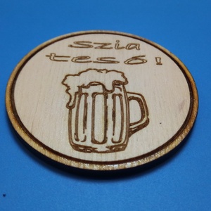 Szia tesó! Hűtőmégnes, fiúnak, fiú testvérnek. Ajándéknak, köszönetnek, viccnek, jókedvnek. - otthon & életmód - konyhafelszerelés, tálalás - konyhai dekoráció - hűtőmágnes - Meska.hu