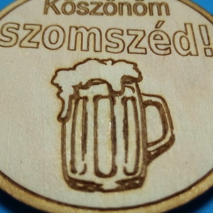 Köszönöm szomszéd! Ajándék űtőmágnes. Köszönet nyilvánítás kedves szomszédúnknak a segítségért. Fiú verzió. - otthon & életmód - konyhafelszerelés, tálalás - konyhai dekoráció - hűtőmágnes - Meska.hu