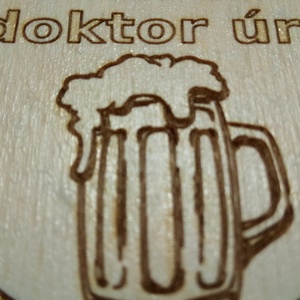 Köszönöm doktor úr! Hűtőmágnes. Szívből jövő köszönet ajándék a kedves dokinak a segítségért.  - otthon & életmód - konyhafelszerelés, tálalás - konyhai dekoráció - hűtőmágnes - Meska.hu