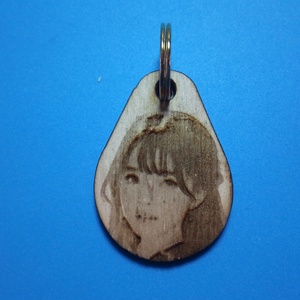 Szerelmi ajándék. Portré kulcstartó, szerelmed képével egyedileg elkészítve. (A minta női arc is megvásárolható.) 1 - táska & tok - kulcstartó & táskadísz - kulcstartó - Meska.hu