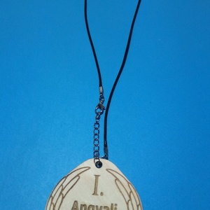 Humoros medál, feleségek dícséretével. Egyedi ajándék feleségednek, jegyesednek. Angyali feleség  - ékszer - nyaklánc - medálos nyaklánc - Meska.hu