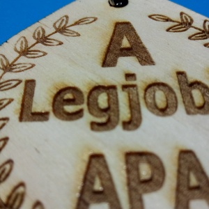 Humoros medál, apák dícséretével. Egyedi szülőköszöntő ajándék apának, apunak, apucinak, faternak. ;-) A legjobb apa - ékszer - nyaklánc - medálos nyaklánc - Meska.hu