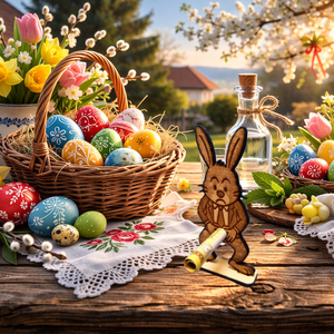 Húsvéti pénzátadó nyuszi, felnőtteknek. Vicces, vidám nyúl, de főleg pikáns. - ünnepi díszek, dekorációk - húsvéti díszek és dekorációk - húsvéti pénzátadó - Meska.hu