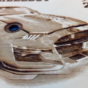 Húsvétra, ajándékba: HELLBOY mintás falióra. Ford Mustang rajongónak, veteránosnak. - otthon & életmód - dekoráció - fali és függő dekoráció - falióra & óra - Meska.hu