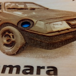 LADA Samara (5 ajtós) mintás falióra. Ajándékba: autó rajongónak, veteránosnak. - otthon & életmód - dekoráció - fali és függő dekoráció - falióra & óra - Meska.hu