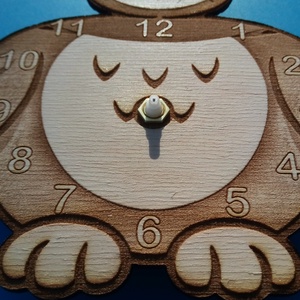 Húsvétra: Bagoly falióra. Gyermeknek, gyerekszobába. - otthon & életmód - dekoráció - fali és függő dekoráció - falióra & óra - Meska.hu