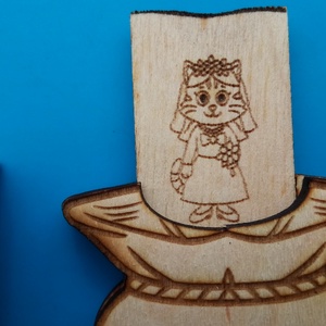 Kutyavőlegény és macskamenyasszony. Csodazsák gyerekjáték. - játék & sport - készségfejlesztő és logikai játék - logikai játékok - Meska.hu