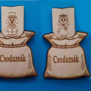 Kutyavőlegény és macskamenyasszony. Csodazsák gyerekjáték. - játék & sport - készségfejlesztő és logikai játék - logikai játékok - Meska.hu