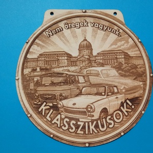 Trabant, Wartburg, Barkas. USA vastábla hangulatú gravírozott tábla, falikép, garázsba, nappaliba, műhelybe. - Meska.hu