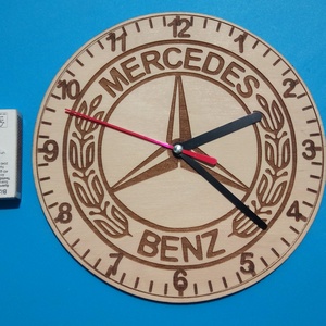 Mercedes mintás falióra, Merci rajongóknak, veterán autósoknak. - otthon & életmód - dekoráció - fali és függő dekoráció - falióra & óra - Meska.hu