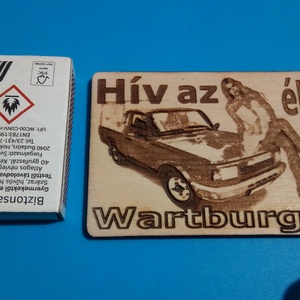 Wartburg 353 ponyvás Transport mintás hűtőmágenes. Hív az élet! - otthon & életmód - konyhafelszerelés, tálalás - konyhai dekoráció - hűtőmágnes - Meska.hu