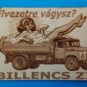 Vicces falikép, billencs zillel, csajszival. (rajz) - Meska.hu