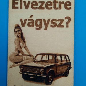LADA 2102 hűtőmágenes. Retro stílus, 70-es évek. Élvezetre vágysz? felirattal, lánnyal. - Meska.hu