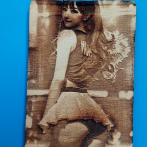 Minis lány hűtőmágenes. Retro stílus, 70-es évek.  - Meska.hu