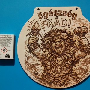 Egészség sámán. Egészséghozó gravírozott falikép. Házi áldás, szobadísz, ajándék. - otthon & életmód - dekoráció - kép & falikép - fából készült kép - Meska.hu