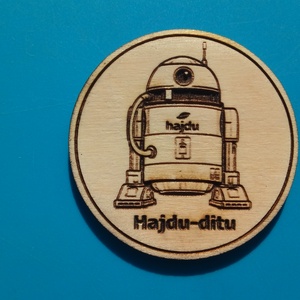 Hadju-ditu hűtőmágnes. A hajdúság harcos mosógépe., Otthon & Életmód, Konyhafelszerelés, tálalás, Konyhai dekoráció, Hűtőmágnes, Gravírozás, pirográfia, MESKA
