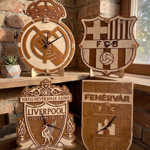 Foci címer óra - Meska.hu