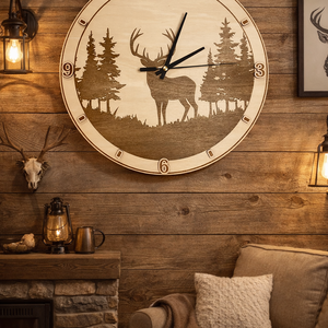 Tájképes falióra - Meska.hu