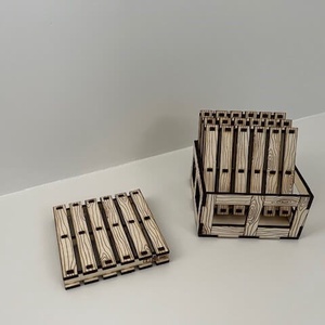Poháralátét (mini raklapok), Otthon & Életmód, Konyhafelszerelés, tálalás, Tálalás, Tányér- és poháralátét, Famegmunkálás, MESKA