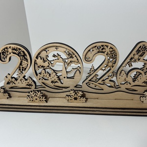 2026-os Karácsonyi és Újévi asztaldísz  - Meska.hu