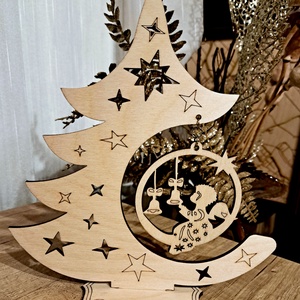 Fenyő - karácsony - adventi díszek - adventi ablakdekoráció - Meska.hu