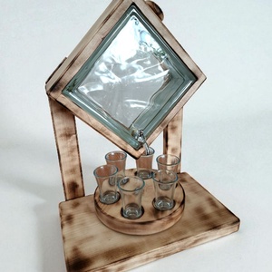 Pörgetős italadagoló  - karácsony - karácsonyi ajándékozás - karácsonyi ajándékcsomagolás - Meska.hu