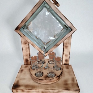 Pörgetős italadagoló  - karácsony - karácsonyi ajándékozás - karácsonyi ajándékcsomagolás - Meska.hu