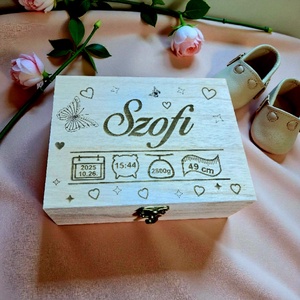 Baba emlékőrző doboz - játék & sport - babalátogató ajándékcsomag - Meska.hu